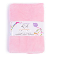 Curly Girl Towel anti-frizz microfiber for smooth curly drying.