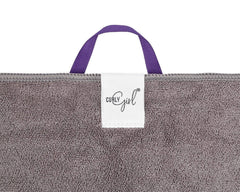 Curly Girl towel fast-drying demonstrates faster air-dry without heat for defined curls.