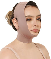 CURVEEZ face-toning-belt closeup shows breathable fabric for comfortable recovery