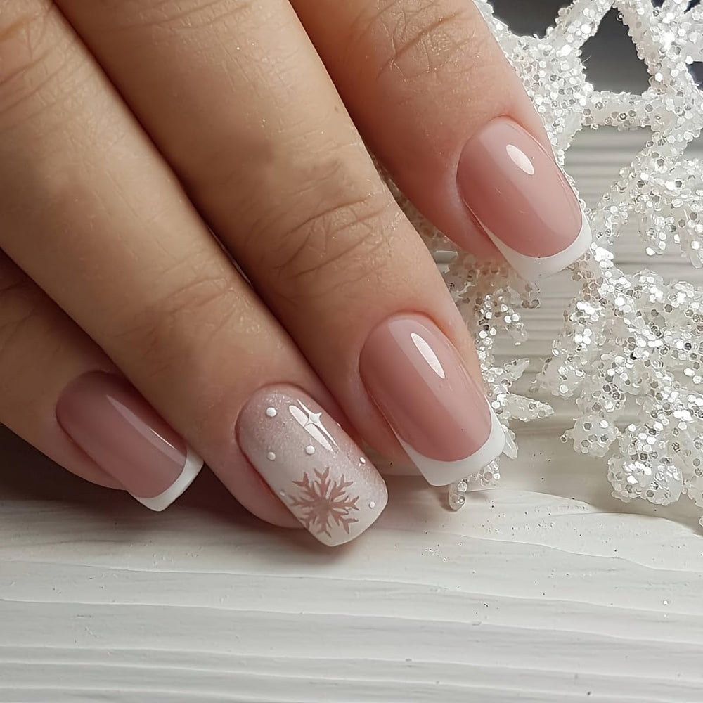 Curvlife Soft Gel Press On Nails natural fit closeup highlights flexible comfort for everyday wear