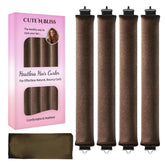 Cute N Bliss heatless curls overnight set with velvet rods for damage-free styling.
