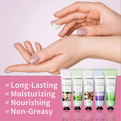 Cvirahll lavender hand cream tube with calming scent and hydration.