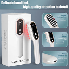 CWTUL Laser Hair Growth Comb side view highlights ergonomic design for comfortable use.