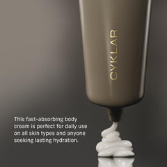 CYKLAR Niacinamide-infused formula image emphasizes improved skin tone and texture.