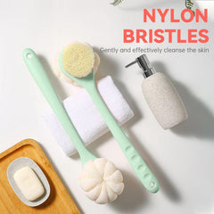CYMPHW back scrubber features an anti-slip grip for secure use in wet conditions.
