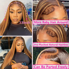 Cypha 13x6 HD lace front melts into skin for a natural-looking hairline.