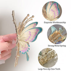 Cysincos pink bell orchid clip for soft feminine everyday hairstyles