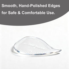 CZJOOY 3Pcs reusable acrylic hair-stroke mapping tool close-up ensures safe, smooth edges.