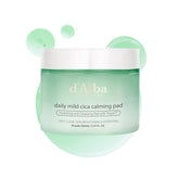 d-alba Piedmont Daily Mild Cica Calming Pad packaging to promote soothing routine