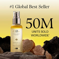 d'alba Piedmont trufferol ingredients display emphasizes antioxidants and nourishing care for the skin