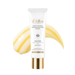 d'alba Piedmont White Truffle Double Moisture Cream tube front for daily hydration