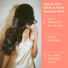 DAE Agave Dry Heat Protection Spray with prickly pear seed oil ingredient