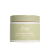 DAE Monsoon Moisture Mask jar front highlights premium hydration for glossy, manageable hair.