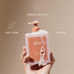 DAE Signature Shampoo hibiscus extract highlights moisture retention for hair