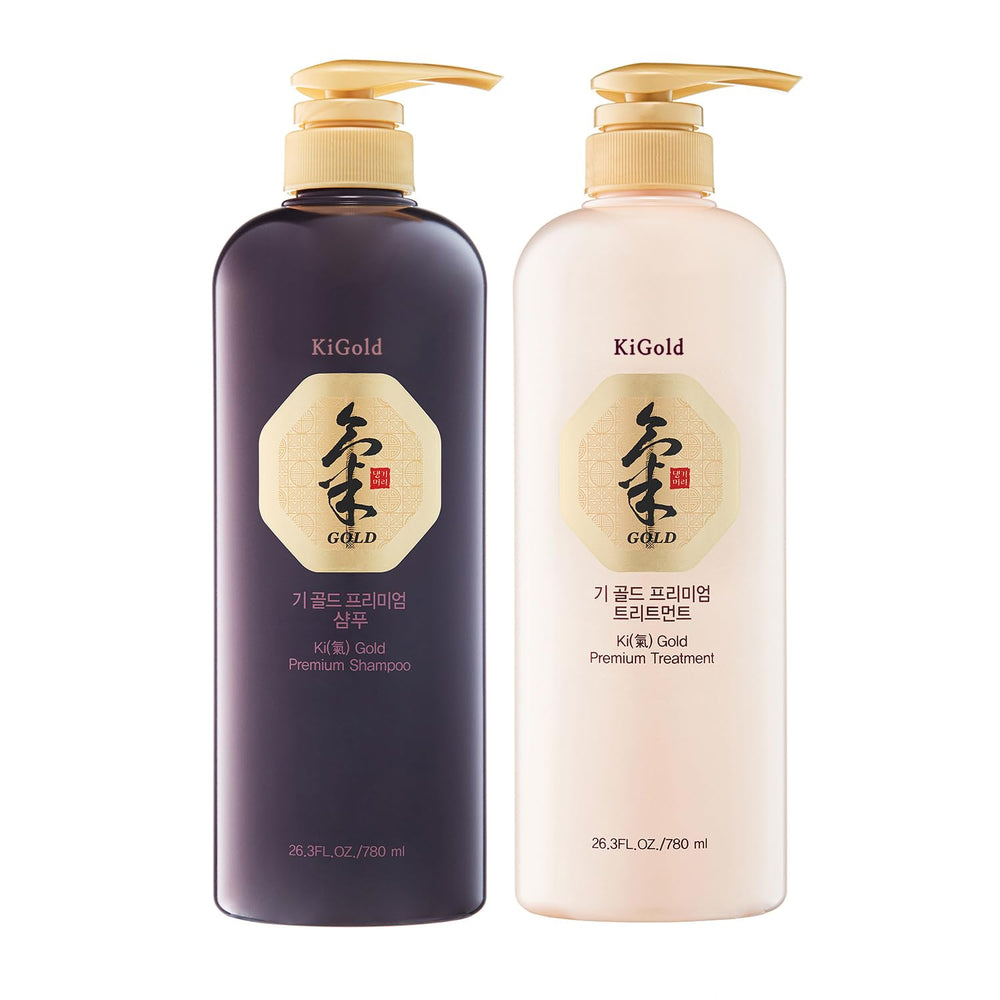 Daeng Gi Meo Ri Ki Gold shampoo bottle for daily hair nourishment.