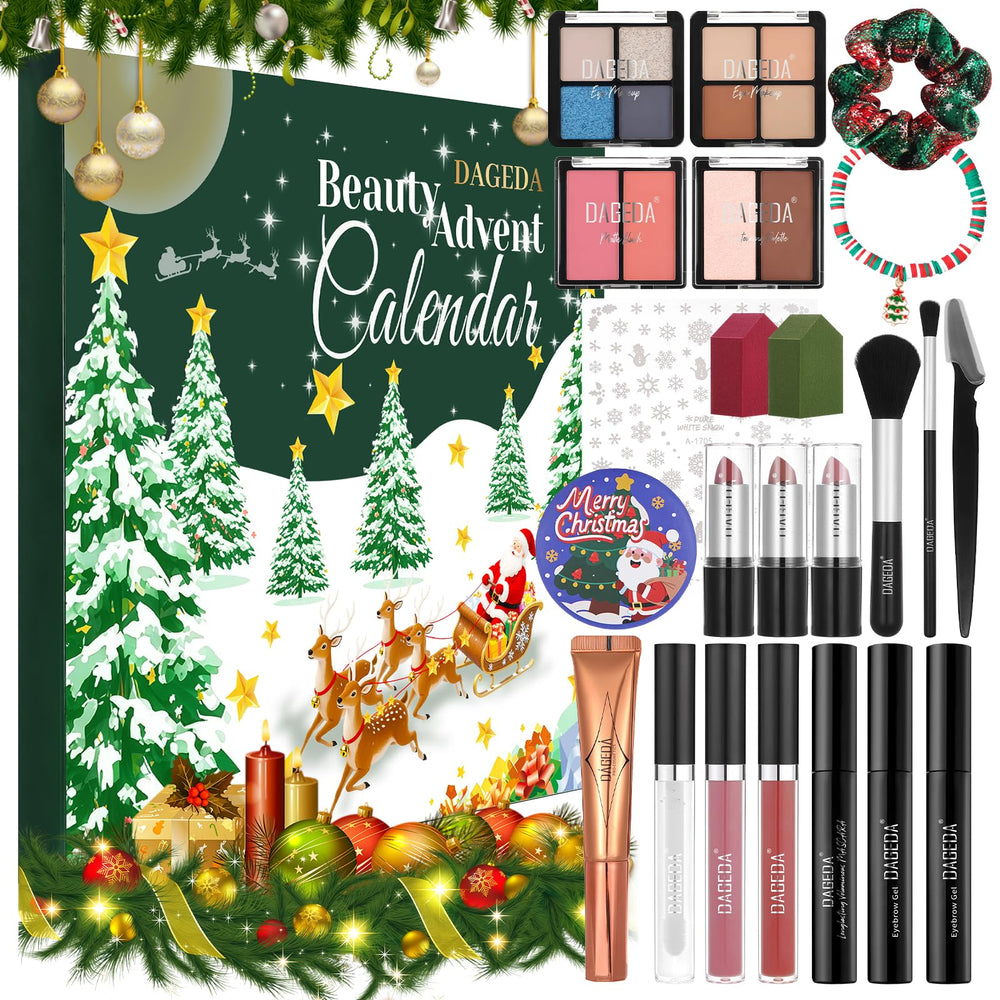 DAGEDA Beauty Advent Calendar 2025 packaging preview for festive unboxing and gifting inspiration.