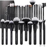 Daily Queen 29pcs brush set wide shot shows versatile kit for pro-level eye and face makeup.