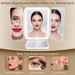DailyCuddles magnification 1x-3x aids precise tweezing and detail work