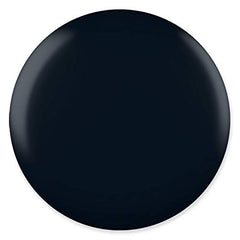 Daisy DND Black Licorice duo-pack flatlay shows matching gel and lacquer for coordinated looks.