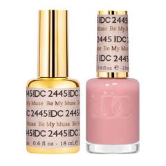 DAISY DND Be My Muse 2445 close-up shows sheer pink for everyday nails