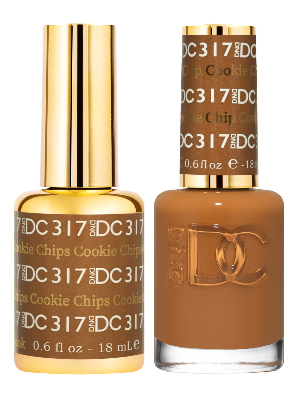DAISY DND DC Cookie Chips browns swatch with rich color and chip-free finish.