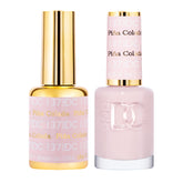 DAISY DND Pina Colada gel polish bottle for neutral pink nails