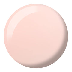 DAISY DND Satin 889 nails swatch showing natural-looking sheer pink glow