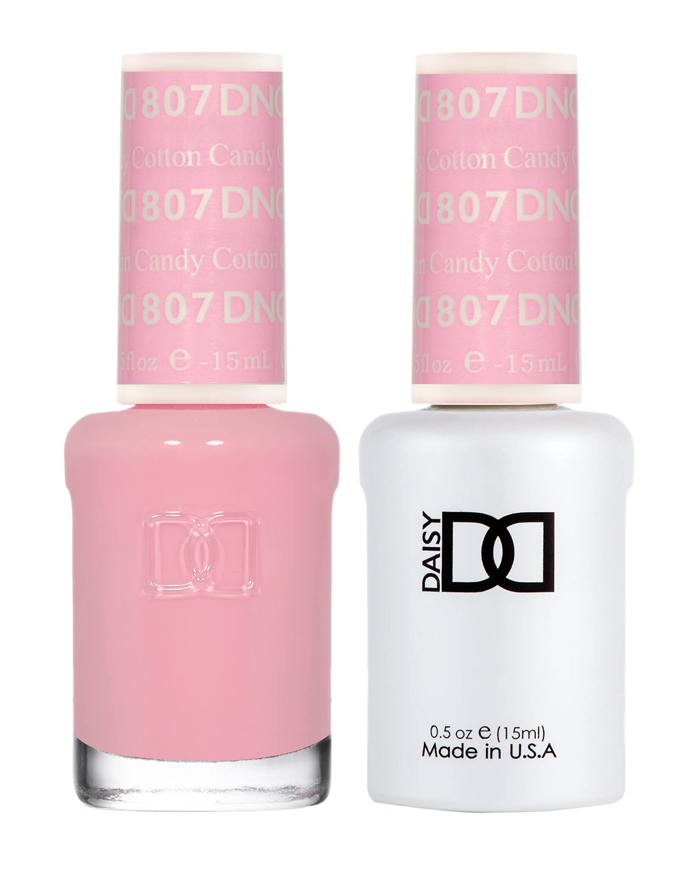 Daisy DND Sweet Tooth gel nail polish bottle with vibrant pink color.