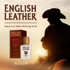 Dana English Leather bottle cap close-up for quick, refreshing scent application.
