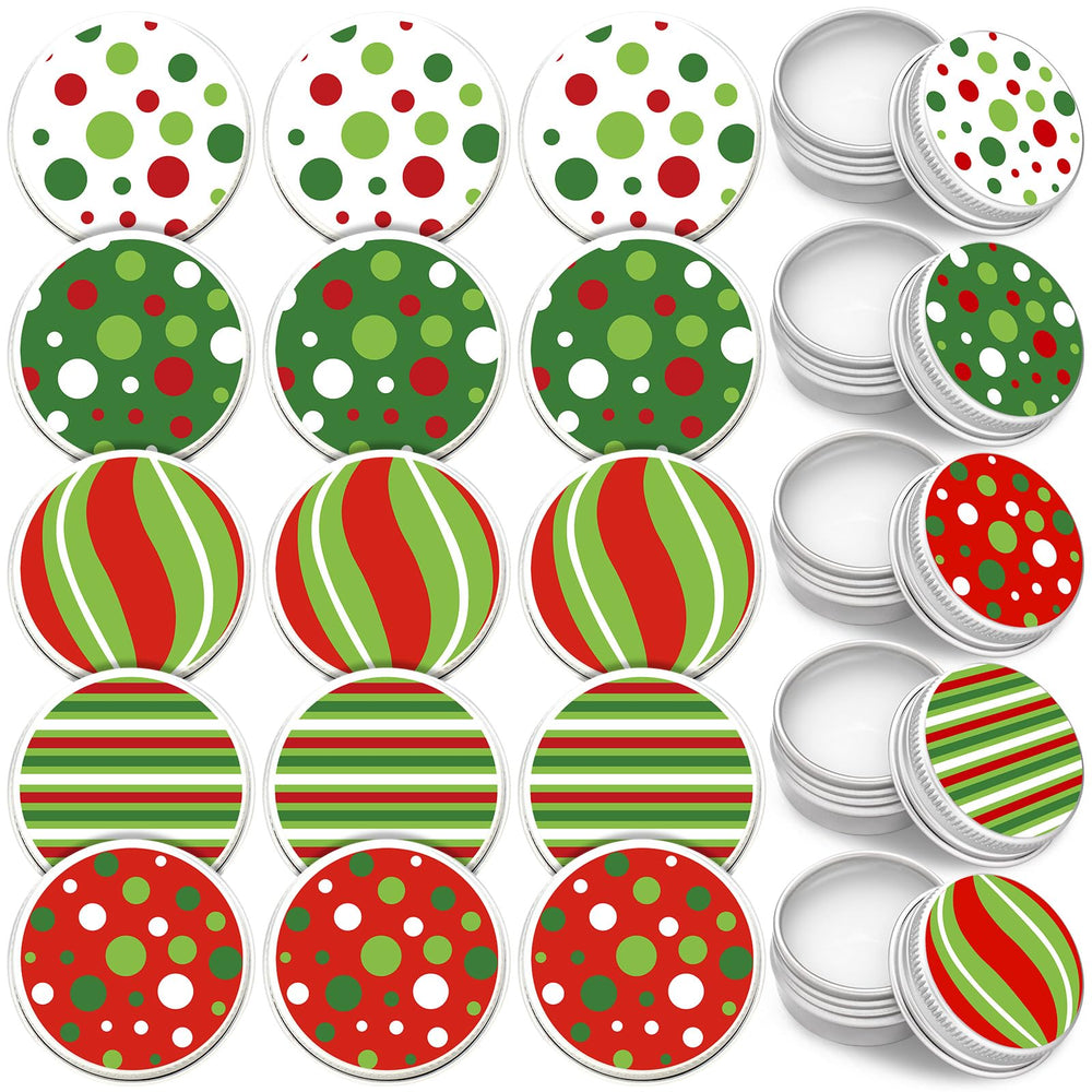 Dansib Christmas lip balm tins 25pcs ready for gifting and stockings.