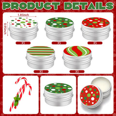 Dansib elf peppermint flavor lip balm close-up with festive packaging and moisture.