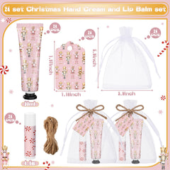 Dansib Nutcracker tag, compact thank-you note for guests