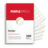 Daolyo pimple patches adhesion close-up showcasing secure hydrocolloid coverage for blemish protection.