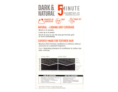 Dark & Natural Color for Men Natural Black swatch demonstrates natural-black blend.