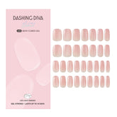Dashing Diva Glaze Ballerina Blush close-up shows rich color and mirror shine, salon-like finish.