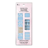 Dashing Diva Gloss Snowball Fight wraps ready for a quick holiday manicure