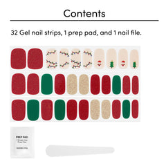 Dashing Diva Gloss Santa Baby packaging, contains 32 wraps, prep pad and file.