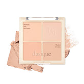 Dasique Blending Mood Cheek 01 warm blending palette swatches for a warm glow
