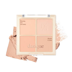 Dasique Blending Mood Cheek 01 warm blending palette swatches for a warm glow