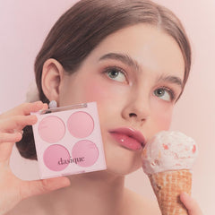 Dasique Blending Mood Cheek 08 swatch blueberry-01 highlights cool mauve tones for a fresh everyday glow.