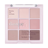 dasique Shadow Palette 13 open pan shows cool blending shades for soft, wearable looks.