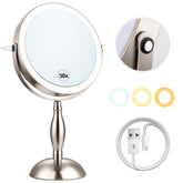 DASLAVA makeup mirror 30x magnification for precise detail work