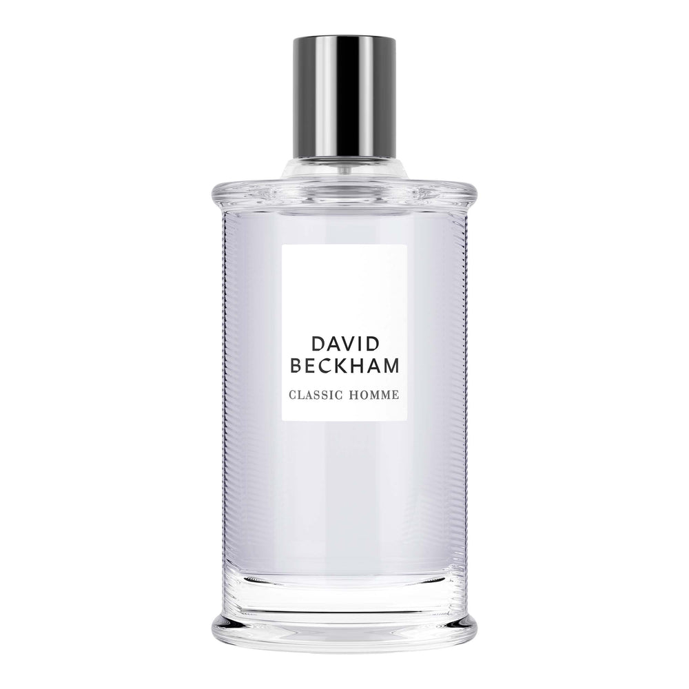 David Beckham Classic Homme EDT bottle front view, ideal for daily wear.