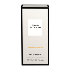David Beckham Refined Woods spray nozzle, smooth application for fresh confidence.