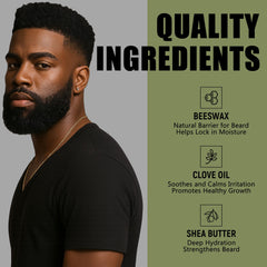 DayixCare beard balm packaging gift idea for birthdays, holidays, or thoughtful grooming