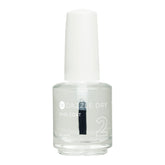 Dazzle Dry base coat Step-2 clear bottle, fast-drying base for smoother polish.