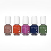 Dazzle Dry Lodge Life mini flight pack for fast, chip-free at-home manicures.