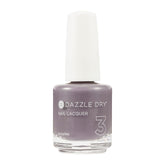 Dazzle Dry Anticipation bottle; rich slate gray with purple undertones for bold, long-lasting color.