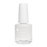 Dazzle Dry Nail Lacquer Step 3 bottle in Fine China shows sheer milky white finish