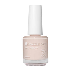 Dazzle Dry Step 3 So On Pointe pale almond cream swatch for semi-sheer, long-lasting wear